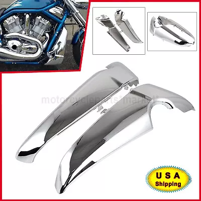 $128.98 • Buy Chrome Radiator Side Cover Shrouds Left&Right Fit For Harley V-Rod VRSC 2001-up