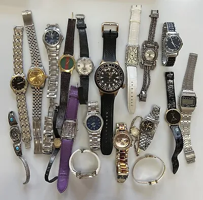 Lot Of 20 Mens And Ladies Watches For Parts Or Repair • $99.99