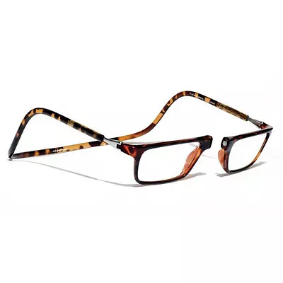 CliC Cheaters +1.75 Diopter Magnetic Reading Glasses: Executive - Frame Tortoise • $44.95