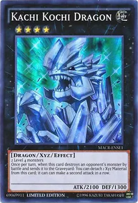 Yu-Gi-Oh Card - MACR-ENSE1 - KACHI KOCHI DRAGON (super Rare Holo) - NM • $2.89