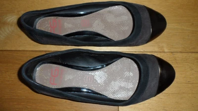 £2.99 • Buy Ladies M&S Footglove Leather Brown Mix Flat Ballet Style Pumps Shoes UK Size 3.5