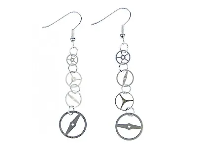 Gearwheel Earrings Miniblings Steampunk Mini Watches Wheels Gears Upcycling Sel • $31.02