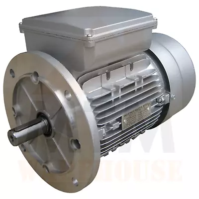 Single Phase Electric Motor 240v 0.55 KW 0.75 HP 1400rpm 4 Pole IMB5 B5 Flange • $205.55
