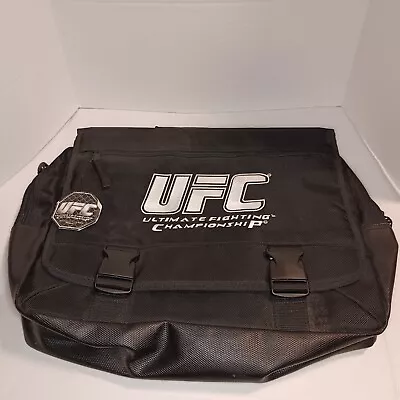 Official UFC MMA Black Messenger Bag For Laptop Computer Tablet NO STRAP READ  • $13.95