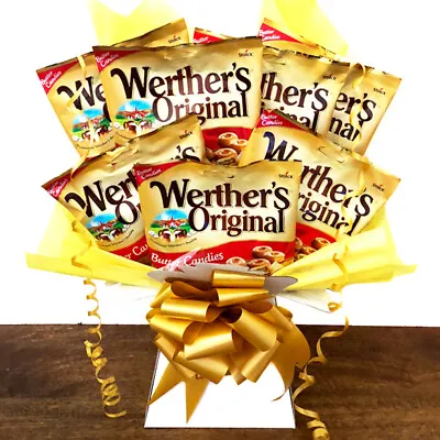 WERTHER'S ORIGINAL Butter Candies Chocolate Bouquet | Hamper | Easter Gift • £29.99