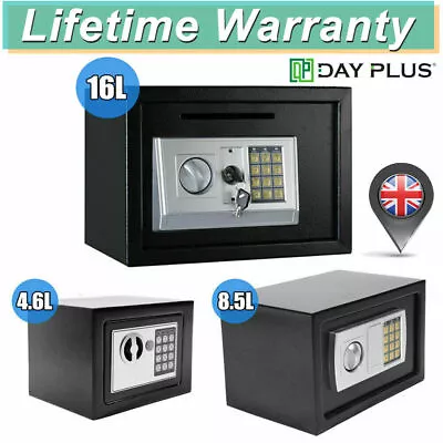 Security Box Digital Deposit Money Cash Jewelry Gun Home Safety Secure Locker UK • £25.33