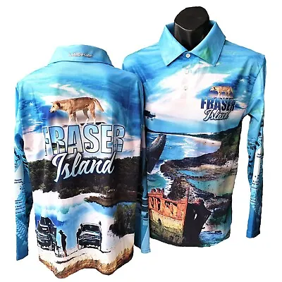 $69.95 • Buy Complete Fraser Island Fishing Shirt By LJMDesign