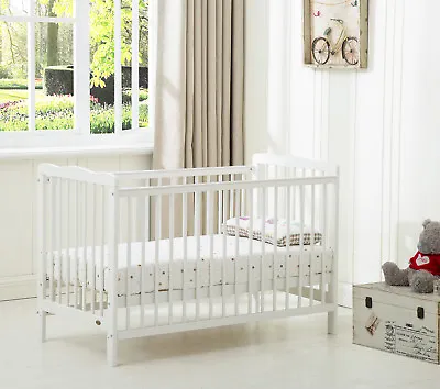 MCC® Brooklyn Baby Cot Crib With Water Repellent Mattress  • £99.99