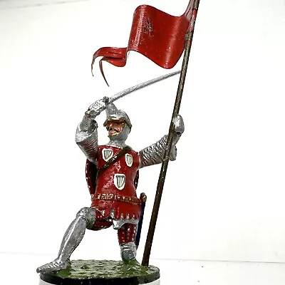 Alymer Knight Sir Geoffrey De Chargny Medieval Soldier Banners Forward Miniature • $24.95