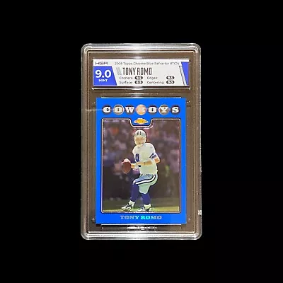 $15 • Buy 2008 Topps Chrome Tony Romo Blue Refractor #TC14 HGA 9 ***SGCARDS**