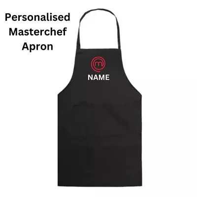 Personalised And Custom Masterchef Apron - Cooking Baking Her And Him • £7.99