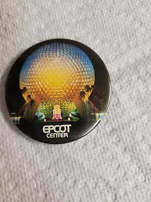 1982 Walt Disney World Epcot Center Button Pinback Vintage Original Pin • $8.99