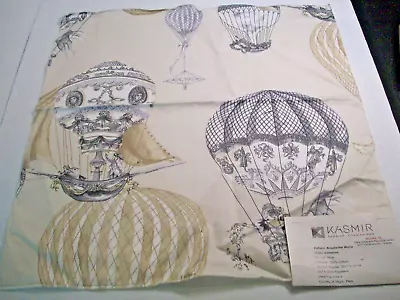 Kasmir Fabric Remnant Sample Around The World 17 X 18 Steampunk Air Balloons • $8.99