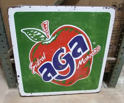 Sidral Aga Metal Table Porcelain Top #57-Mexican-Restaurant-30x30-Vintage-Soda • $149.97