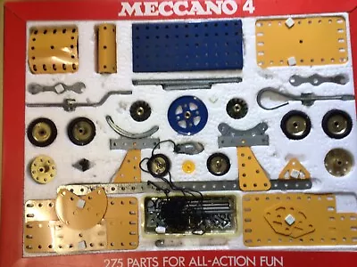 Boxed Meccano Construction Sets No 4 &5 Metal Range 1977 And Later. Plus Advert • £35