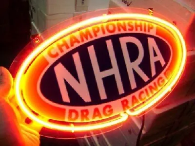 NHRA Drag Racing Car Acrylic 14  Neon Light Sign Lamp Display Wall Decor Room • $79.78