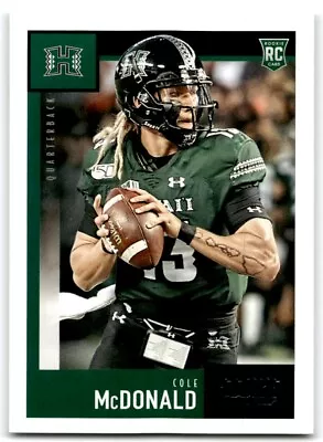 2020 Score Cole Mcdonald Rc Hawaii Rainbow Warriors #355 • $0.99