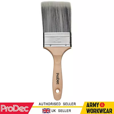 ProDec Decorator Synthetic 3  Inches / 75mm Paint And Varnish Pro Brush • £5.95