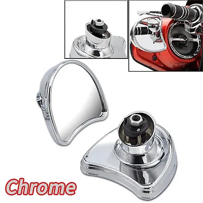 Chrome Batwing Fairing Mount Rearview Mirror For Harley Street Tri Glide 14-UP • $30.98