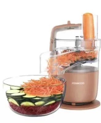 Kenwood® MultiPro Go Food Processor Clay Red 1.3L Knead Chop Slicer FDP22130RD • $149