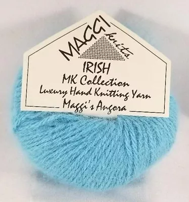 Maggi Knits Yarn Irish MK Collection Maggi's Angora 90% Angora 10% Polyamide 91y • $9.90