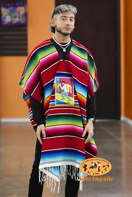 Mexican Loteria Cards Serape Poncho Unisex • $29.99