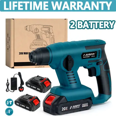 20V Cordless Hammer Drill Impact Driver SDS Plus Rotary Electric Hammer Drill • £36.95