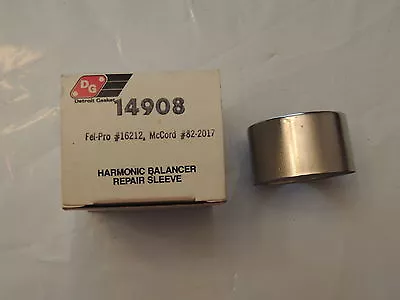 $5.95 • Buy Detroit 14908 Harmonic Balancer Repair Sleeve Fits Various GM V6 Cyl Engines