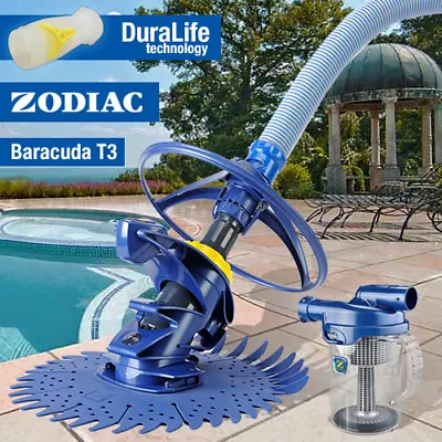 Zodiac T3 Baracuda Pool Cleaner With Cyclonic Leaf Catcher • $579