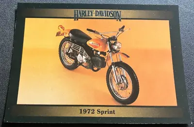 #43 1972 SS-350 Sprint - Harley-Davidson Series 1 Collector's Trading Card • $3.75