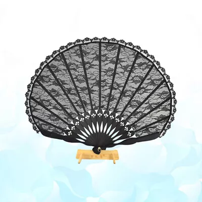 Chinese Fan Traditional Lace Fan Women Hand Fan Handheld Folding Fan • $11.69