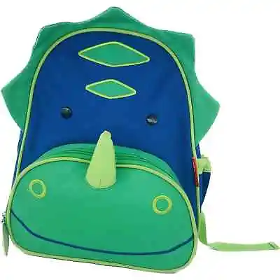 Skip Hop Zoo Backpack Blue Green Dinosaur Small Childs Kids School Bag Toddler • £11.63