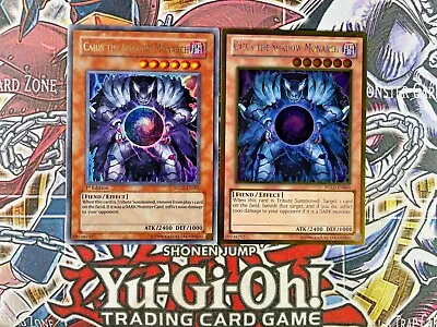 **2x Caius The Shadow Monarch 2x*** SDDE-EN001/PGLD-EN066 1Ed/Unlim | YuGiOh! NM • $19.97