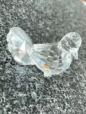 Vintage Swarovski Crystal Miniature Dove Figurine Stamped Retired EUC • $4.99