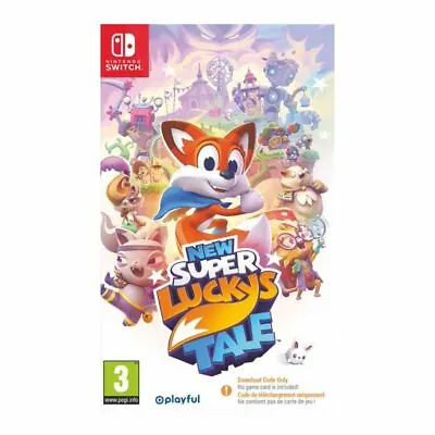 £9.95 • Buy New Super Lucky's Tale [Code In A Box] (Switch)  BRAND NEW AND SEALED - FREE P&P