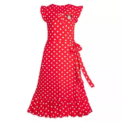 Disney Store Minnie Mouse Polka Dot Dress Womens Large Red & White • $56