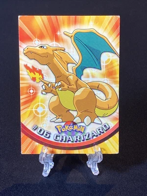 $9.99 • Buy Pokemon Charizard #06 Non Holo Topps 1999 TV Animation Edition Crease