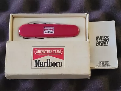 Marlboro  Adventure Team Victorinox Swiss Army Knife N.I.B Officer Switzerland • $30