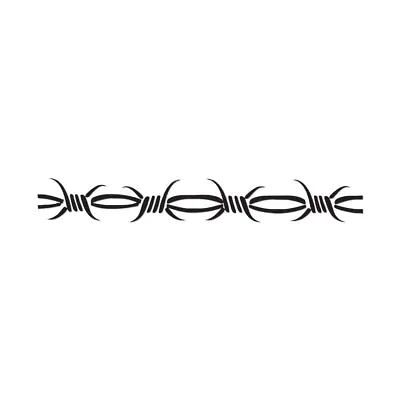 Barbed Wire Barb Tribal - Decal Sticker - Multiple Colors & Sizes - Ebn2881 • $3.71