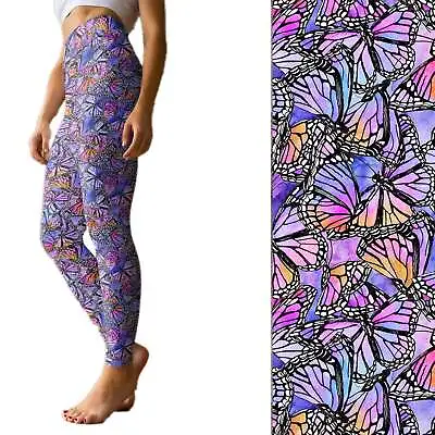 Pastel Butterfly Leggings With Pockets Capr • $34.99