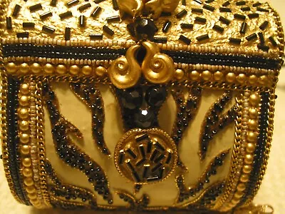 Mary Frances Golden Crossbody Purse • $50