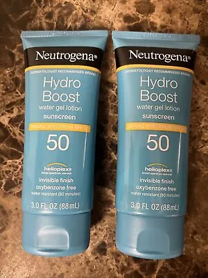 Neutrogena Hydro Boost-Water Gel Lotion Sunscreen SPF 50 (Qty2) • $37.05