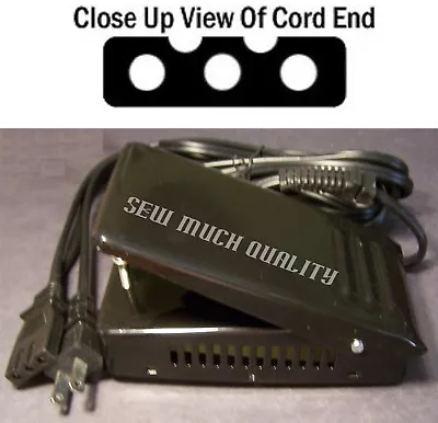 FOOT CONTROL PEDAL W/ Cord Elna 110 120 130 140 149 150 200 220 225 225-1 225L + • $51.95