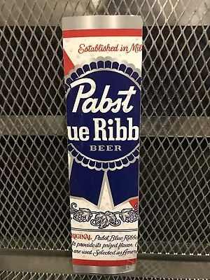 PBR ART Pabst Blue Ribbon Beer ~ CAN ART  3  X 11   Vertical Bumper Sticker Sign • $5.99