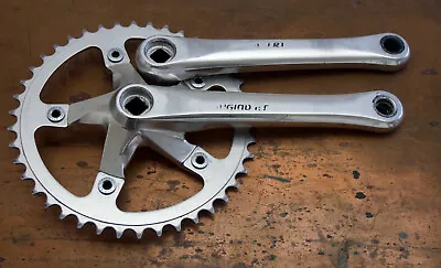 Vintage 1980's SUGINO RT 175mm Cranks With 42T Chainring BMX Old School • $79.95