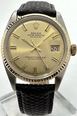 Rolex DateJust 1975 Ref 1601/1603 Sunburst Dial Gents 36mm Vintage Watch Superb • £3250