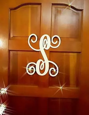 18 Inch Large Fancy Wooden Decorative Letters- Finished Or Unfinished • $35