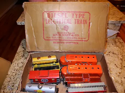 Marx Marlines SOUTHERN PACIFIC#600 Electric Train Set Tin Litho+2LIONELRUNS • $145