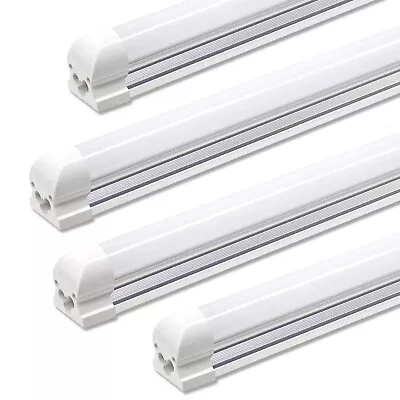 4FT T8 LED Shop Light Fixture 40W 6500K Linkable High Output Ceiling Tube Light • $48.89