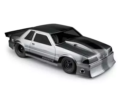 JConcepts 1991 Ford Mustang Fox Body Street Eliminator Drag Racing Body (Clear) • $51